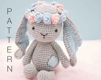 Amigurumi crochet sweet bunny rabbit - Matilda the Bunny PATTERN ONLY (English)