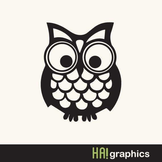 Download Cute Owl Hoot Nursery Baby Birds Silhouettes Clipart