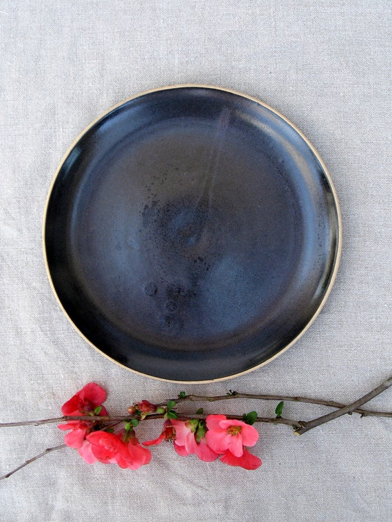 Ceramic Plate Side Plates Black Plate Dinner Plates