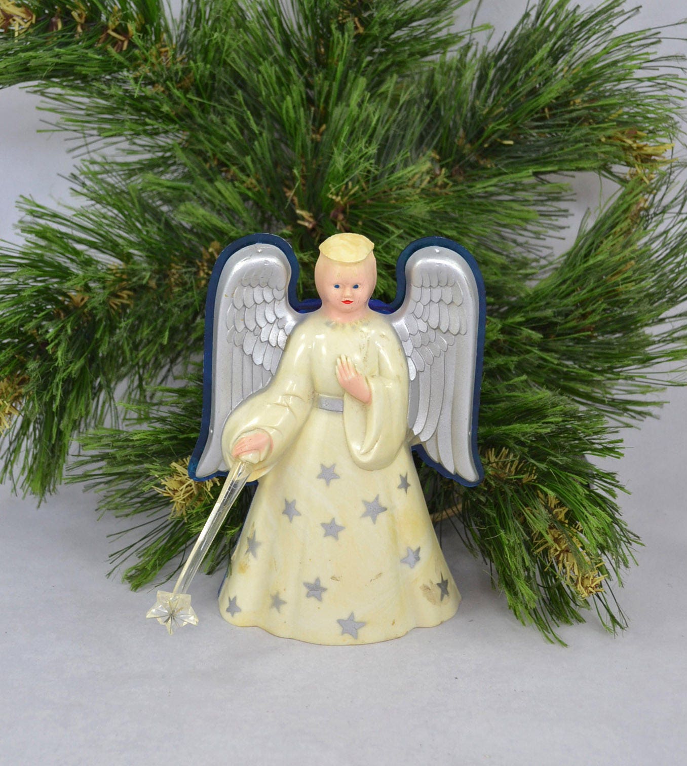 Vintage illuminated Angel Christmas Angel Decoration Angel