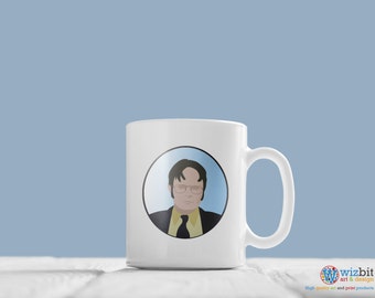 The Office Mug - Dwight Schrute "What's my perfect crime"? quote mug.