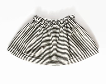 Trendy Baby Clothes, Baby Girl Clothes, Baby Skirt, Toddler Skirt, Hipster Baby Clothes, Striped Skirt, Black Skirt, White Skirt, Baby Gift