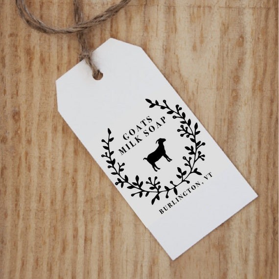 Goat Milk Soap Labels Farmhouse Gift Tags Goats Milk Soap