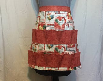 Egg Apron, Hen House Helper Apron to gather eggs, Collecting Apron, Egg Harvesting Apron, Farm Apron, Crafting Apron, Chicken Apron