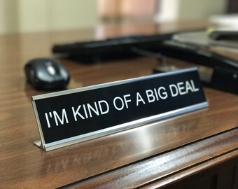 Funny Personalized Desk Sign