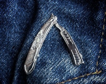 Straight Razor Pin