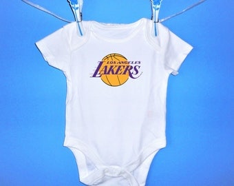 lakers baby bodysuit