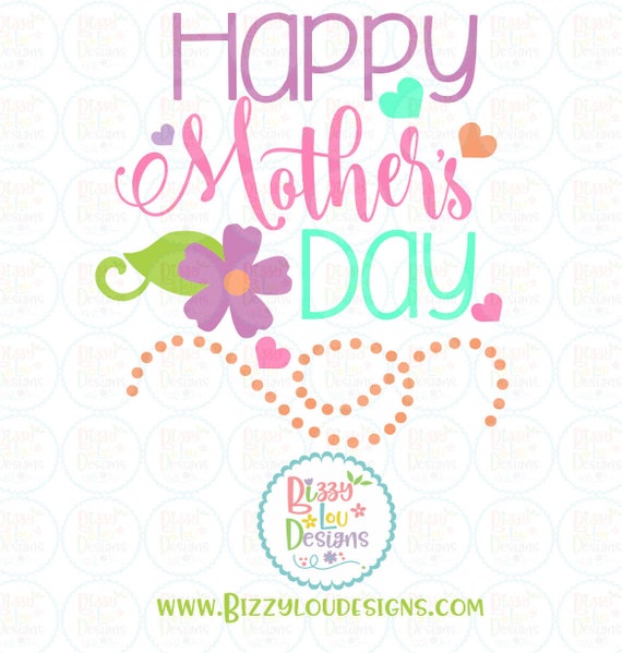 Download Items similar to Happy Mother's Day SVG DXF Eps cut file ...