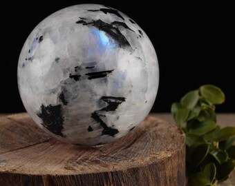 2.3 Inch MOONSTONE Crystal Sphere - Moon Stone, Moonstone Sphere, Stone Sphere, Meditation Stone, Polished Stone, Healing Stone E0373