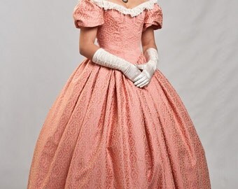 Victorian ball gown, Victorian Ballroom dress, Victorian dress, Biedermeier dress, Victorian gown