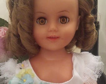 Shirley Temple Doll From 1950's/ideal doll/vintage doll/gifts for girls/toy dolls/collectable doll/shirley temple