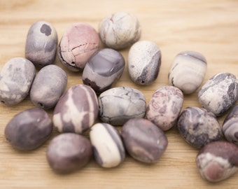 6 count 18mm to 20mm brown purple violet ivory lace agate jasper round oval beads bead lot vintage semi precious stone gemstone white red