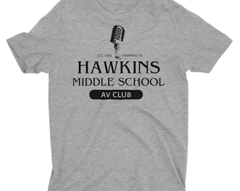 Hawkins Middle School AV Club Shirt- Stranger Things Shirt - Hawkins AV Club T-Shirt