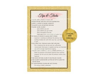 INSTANT DOWNLOAD LipSense Printables How to tips and tricks