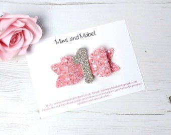 First birthday hair bow, first birthday headband, cake smash props, first birthday bow, cake smash outfit girl, first birthday hair bow gift