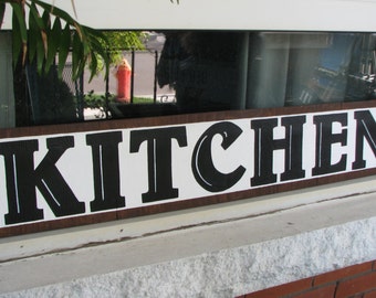 Kitchen Sign, Rustic Kitchen Sign, Fixer Upper Kitchen, Kitchen Graphic Sign, Shabby Chic Kitchen, Country Kitchen, Beach Kitchen