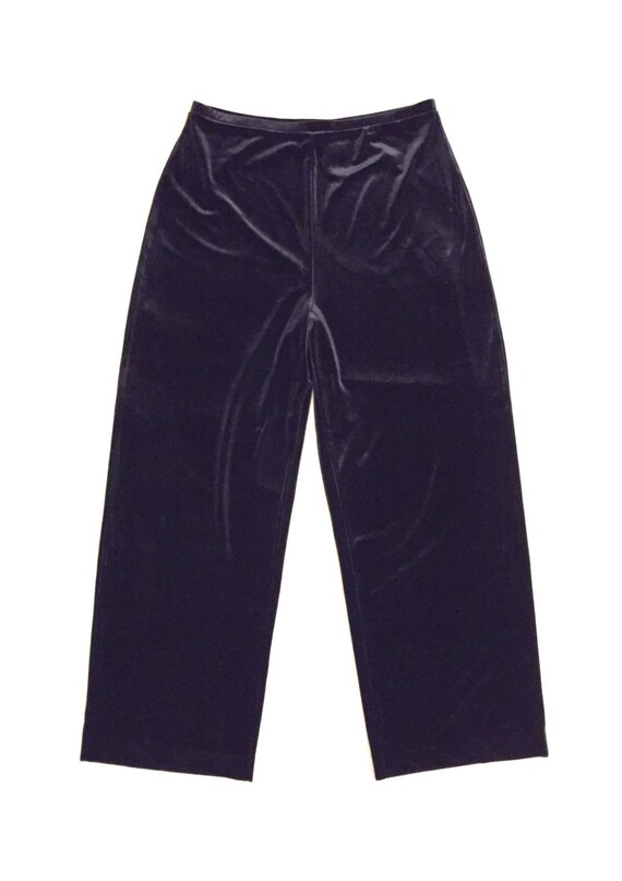 black velvet pants womens