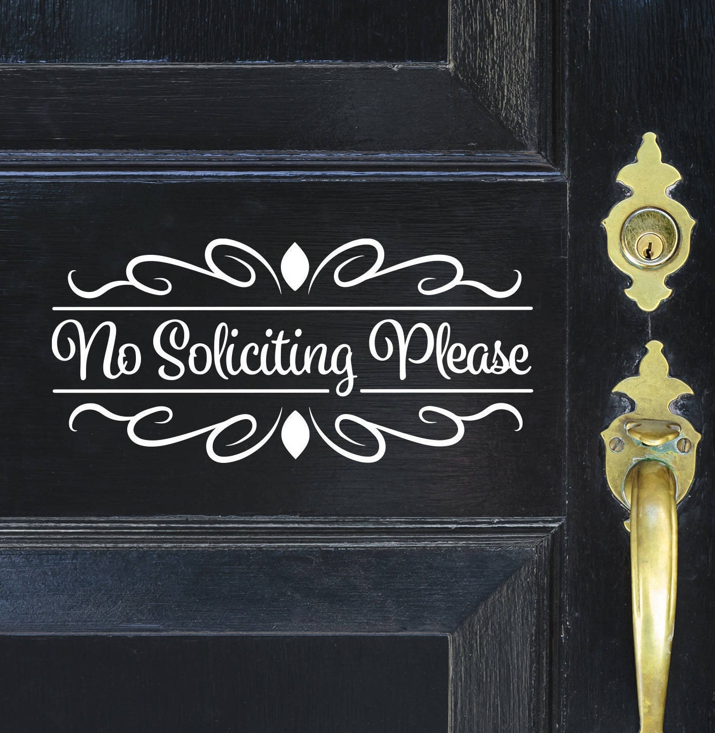 no soliciting front door sign no soliciting decal no