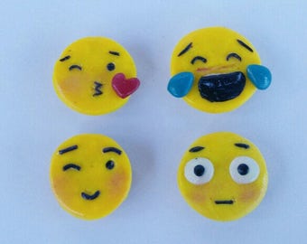 Polymer clay emoji | Etsy