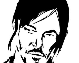 The Walking Dead Daryl Dixon cutting file for Silhouette and Cricut/SVG/Studio 3/PNG/DXF/jpg/eps/pdf