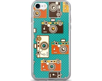 Camera iPhone Case, Phone Case Camera, Retro Camera Phone Case, Protective iPhone Case, iPhone 7 Case, iPhone 6 Case, iPhone 5, Vintage Cam