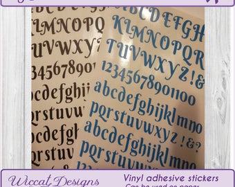Alphabet stickers | Etsy
