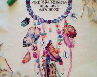Dream Catcher Cross Stitch (Digital Pattern PDF)