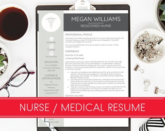 Nursing resume | Etsy