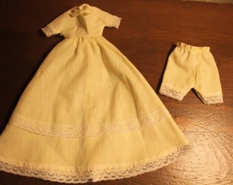 Vintage Handmade Barbie Dress 90's