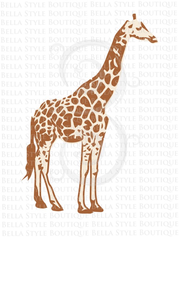 Download Giraffe svg cut file