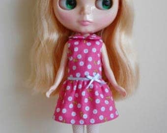 Pink drop waist dress for Blythe