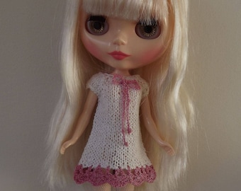 Blythe Doll Dress, Blythe Outfit Blythe Dress, Blythe clothes, Blythe knitted