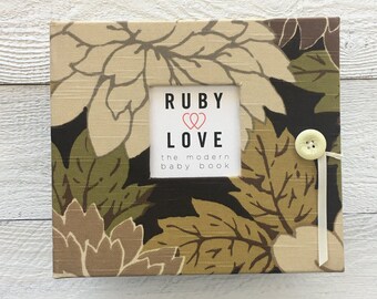 Muted Garden Floral | BABY BOOK