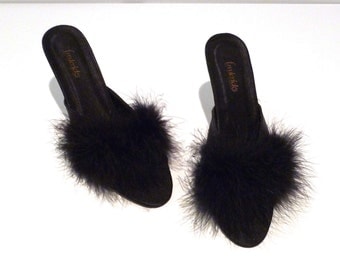 marabou shoes