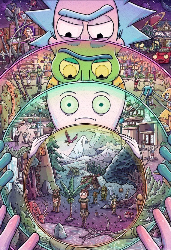 Steam Workshop::Rick and Morty Trippy Wallpaper