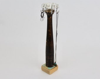 Jewelry Stand Handmade using Reclaimed Wood and Architectural Salvage