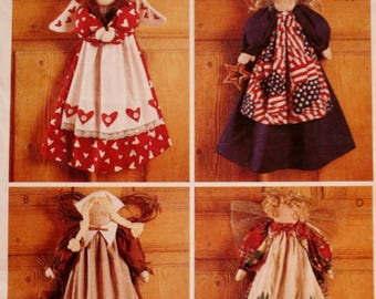 McCalls 7810 Crafts Sewing Pattern /22 Inch Angel Dolls For Any Season /UNCUT