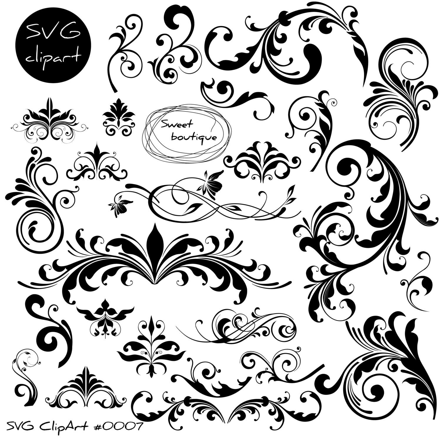 Free Free 258 Flower Border Svg SVG PNG EPS DXF File