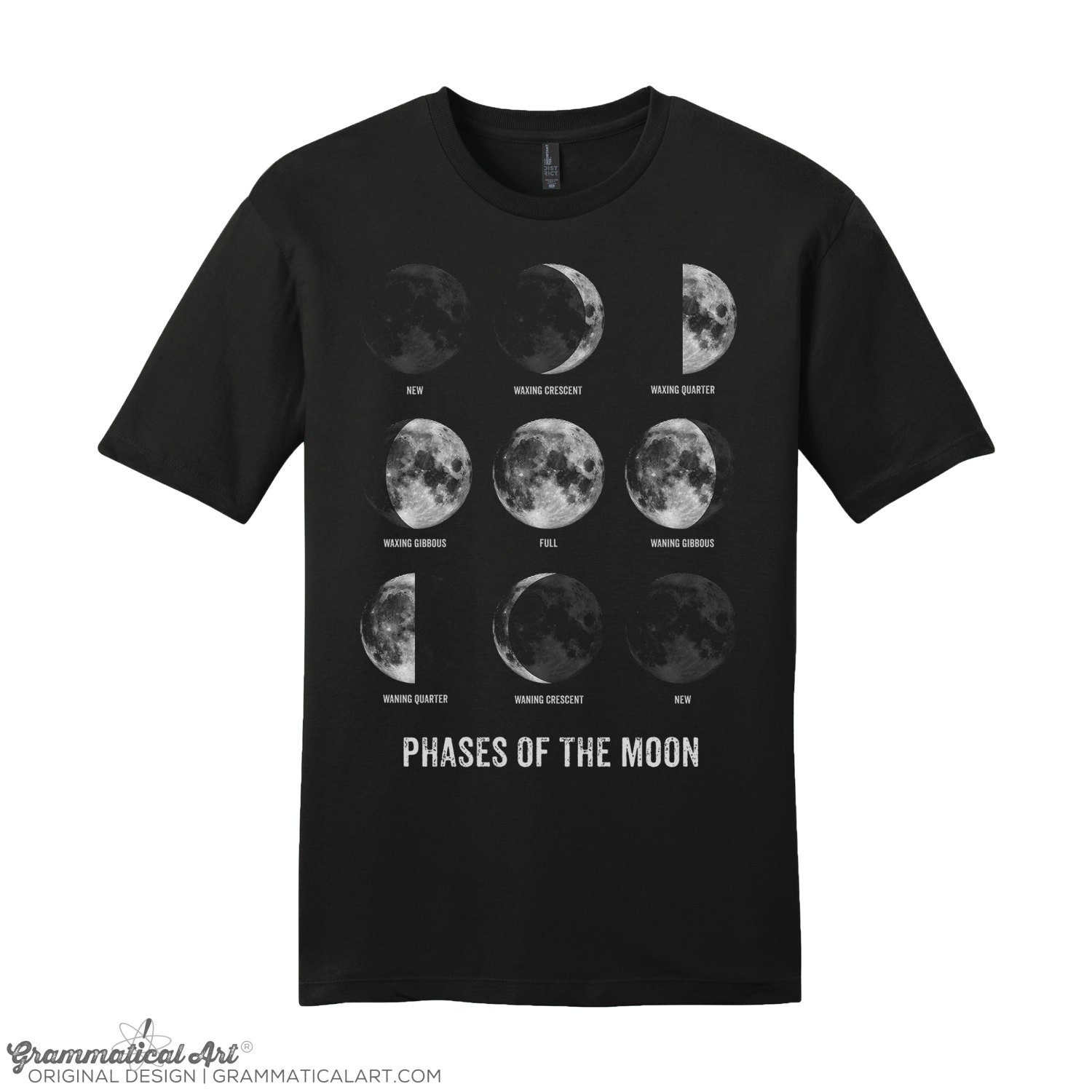 Moon Shirt Moon Phase Shirt Moon T Shirt Science Shirt Space