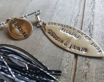 Personalized Fishing Lure, Personalized Mens Gift, Christmas