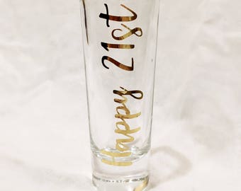 21st Birthday Gift, 21st Birthday, 21st Birthday Shot Glass, Finally 21, Shot Glass for 21 birthday, Birthday Shot Glass, Birthday Gift