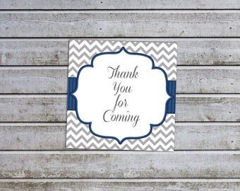 Blank insert for boy baby shower invitation thank you notes