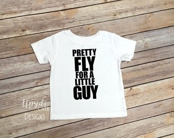 Trendy Boy Clothes - Hipster Baby Clothes - Toddler Clothes boy - Cute Boy Clothes - Baby Boy Shirt - Kids Tee - Pretty fly for a Little Guy