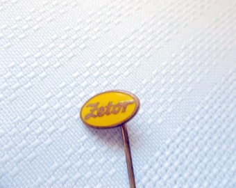 Zetor Badge, Tractor Manufacturer Pin, Zetor Farm Machinery, Czechoslovakia pin