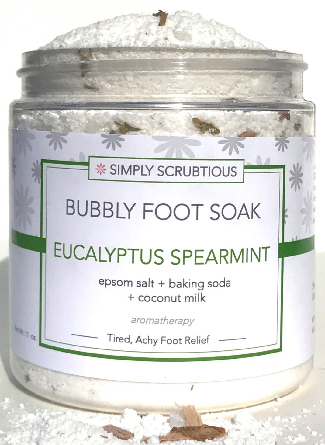 Mint Eucalyptus Bubbly Foot Soak Aromatherapy Foot 6677