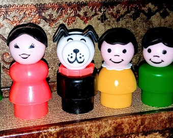 Vintage 1970s Fisher Price Little People