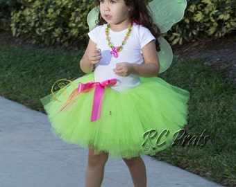 Tinkerbell Outfit-Tinkerbell Halloween Costume-Butterfly Halloween Costume-Girl Fairy Costume-Fairy Birthday Outfit-Toddler Fairy Costume