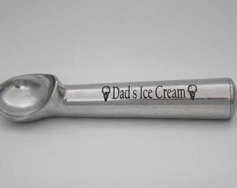 Dads Ice Cream Scoop - Personalized Fathers Day gift for an Ice Cream Lover, Gift for Dad, Custom Engraved Ice Cream Scoop, with Dad's gift