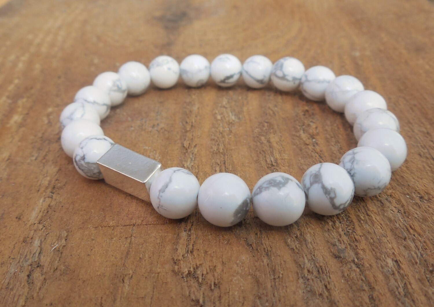 Bead Bracelet Women Marble Bracelet Marble by MiYaBoutique on Etsy