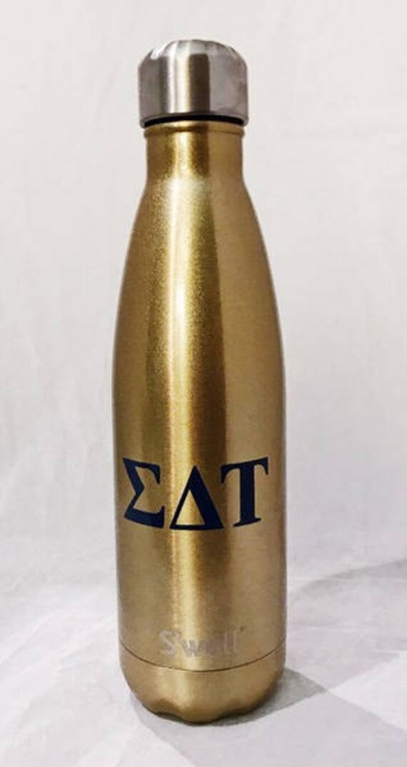 Sigma Delta Tau S'well Bottle - Monogram Bottle Top - Sorority Swell, Custom Swell, Sorority S'well, Custom Swell